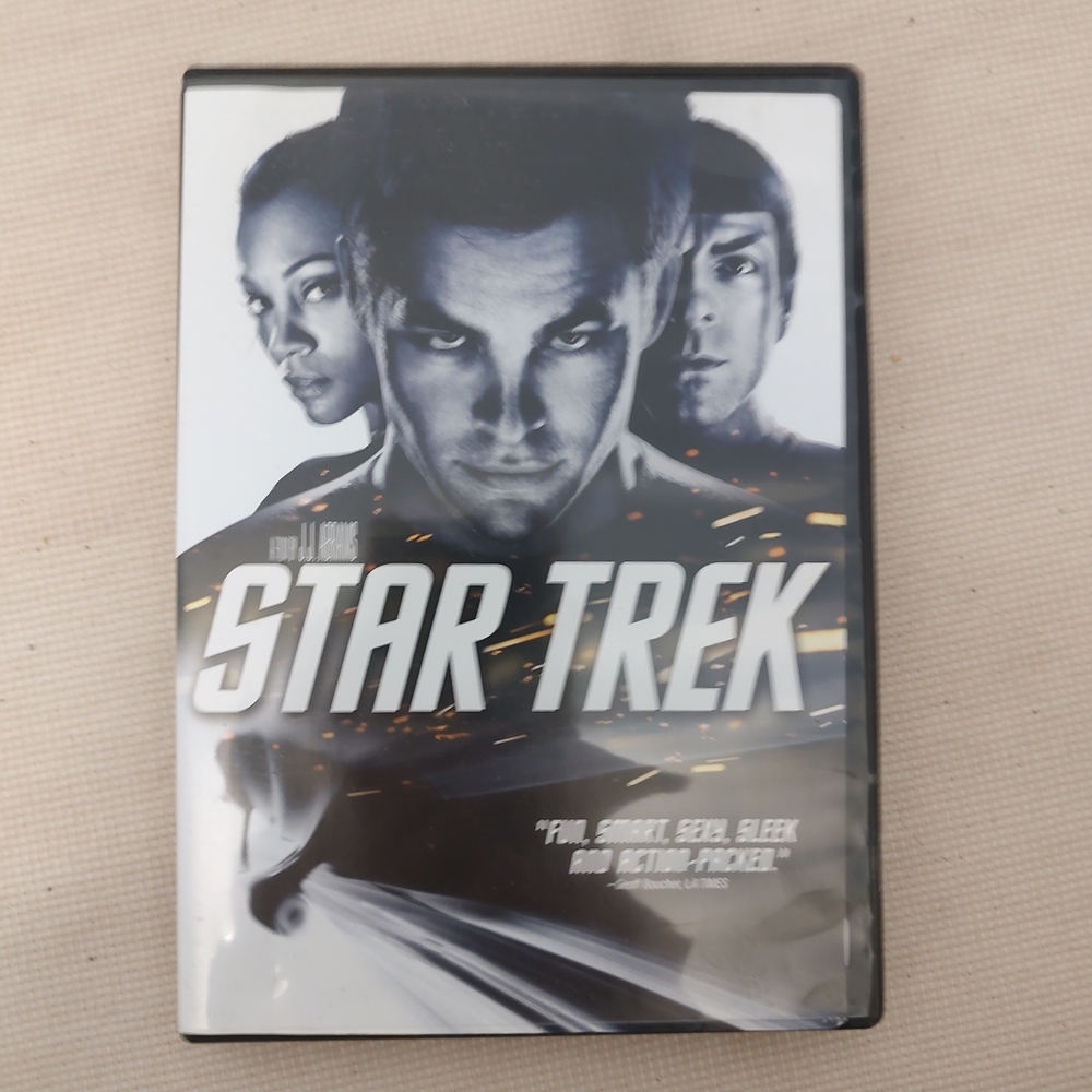 Star Trek DVD Movie Case - Black, White, Gray